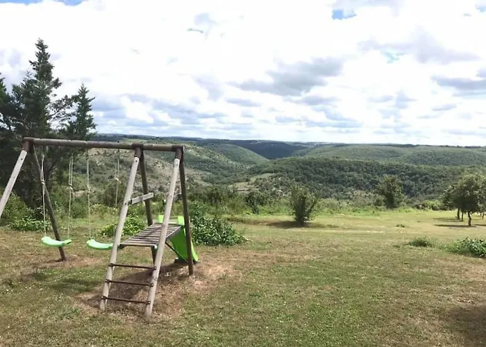 Des Deux Vallees Avec Vue Imprenable Horská chata Rocamadour
